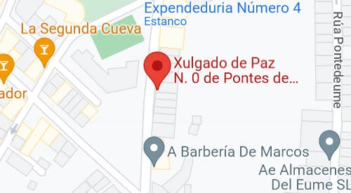 plano Registro Civil y Juzgado de Paz de As Pontes de García Rodríguez